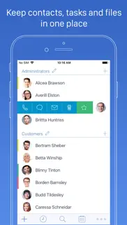 top contacts - contact manager iphone screenshot 1