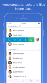 Top Contacts - Contact Manager screenshot