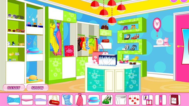 Decorate your walk-in closet
