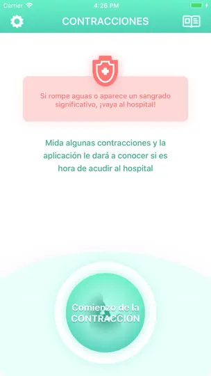 Captura de pantalla de Contador De Contracciones 9m en iPhone 2