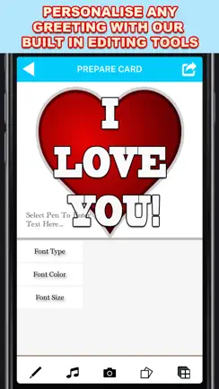 Greeting Cards App iPhone image 4