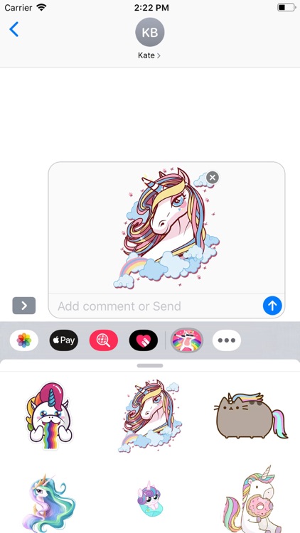 Horse Unicorn Stickers Pack screenshot-7