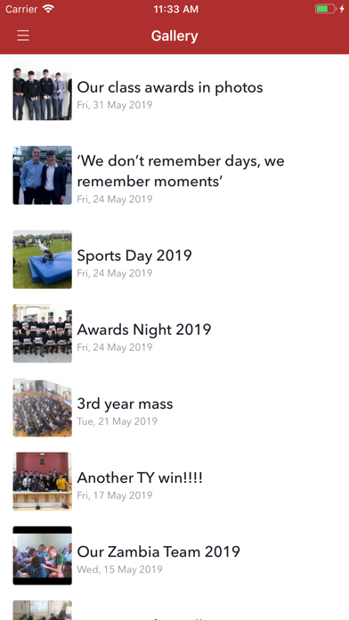 St. Mary's C.B.S, Portlaoise Screenshot