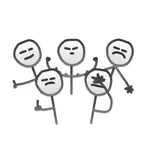 Hand Drawn Stick Men Stickers App Positive Reviews