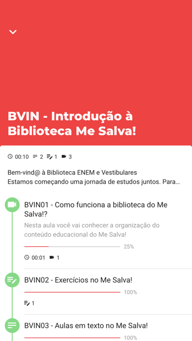 How to cancel & delete Me Salva! Enem e Vestibular from iphone & ipad 2