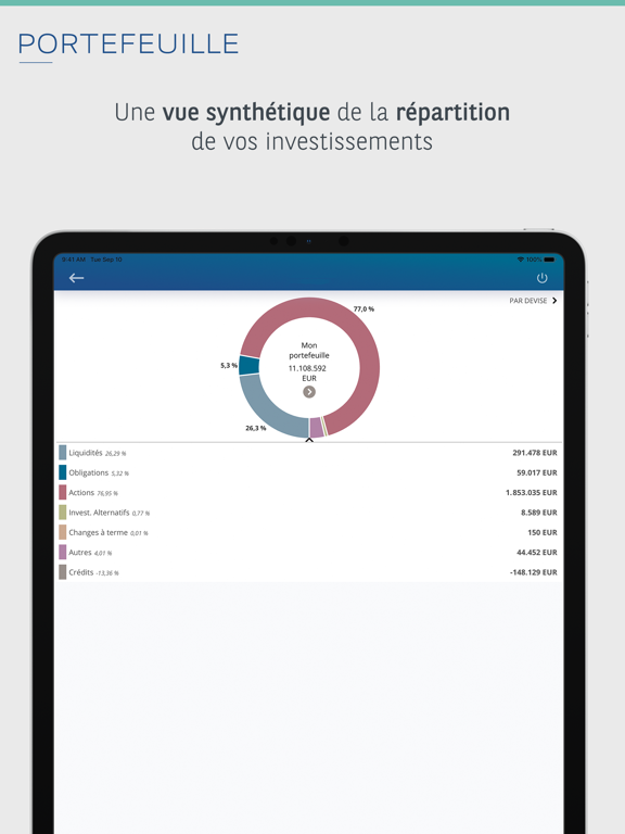 Screenshot #6 pour myWealth Luxembourg