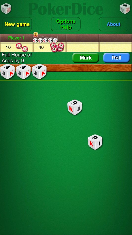 #1. Dice game : Poker Dice (iOS) 由: Veryphone