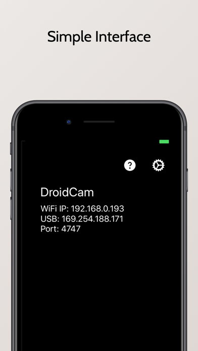DroidCam Webcam & OBS Camera Screenshot
