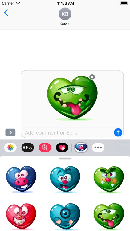 Dirty Hearts Stickers Pack screenshot-8
