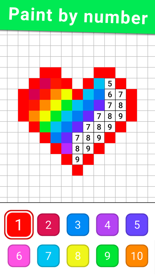 #2. Draw Color Numbers (iOS) 来自: Alexander Maslennikov