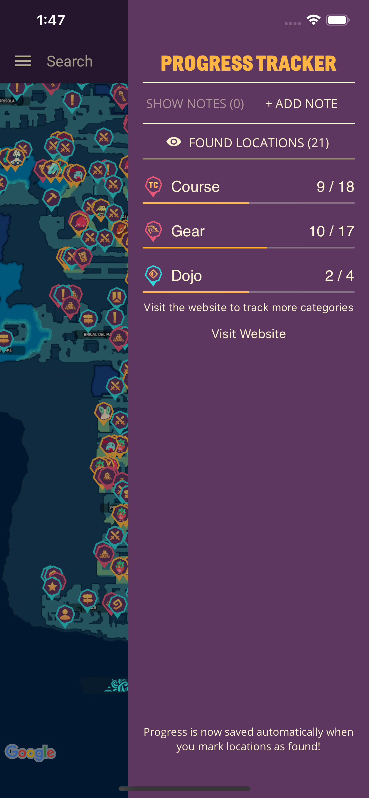 MapGenie: Temtem Map screenshot 4