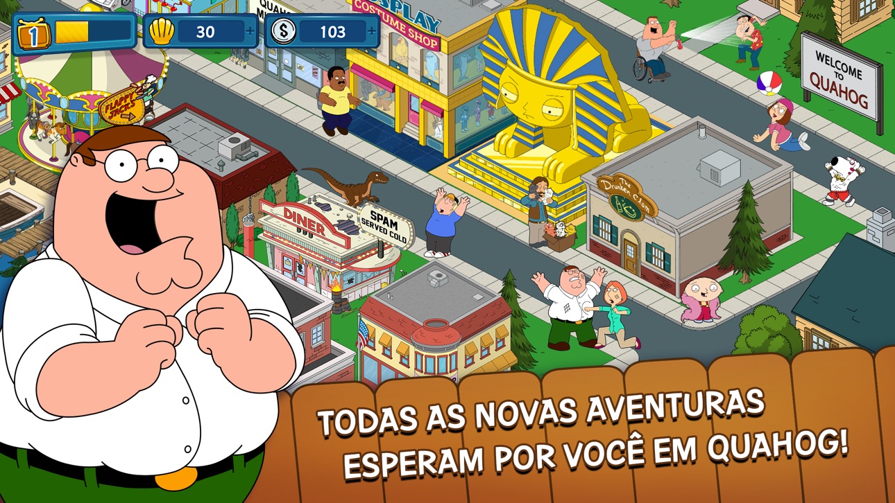 Family Guy The Quest for Stuff iOS Mod IPA screenshot 2 - iOS game interface