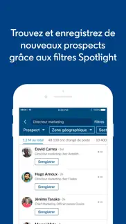 linkedin sales navigator iPhone Captures Décran 2