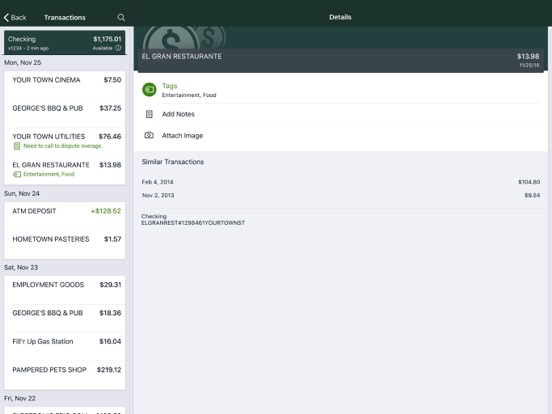 Security Federal Bank App iPad screenshot 1 - Finance app