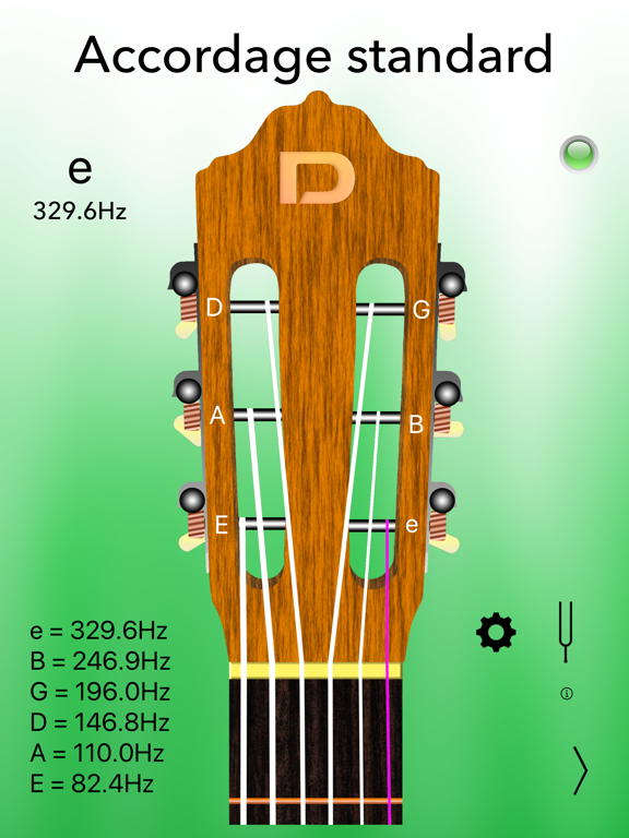 Screenshot #4 pour Accordeur Guitare Classique P