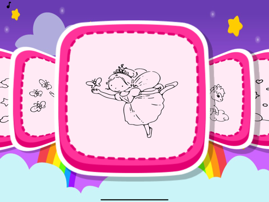 Screenshot #6 pour Princess Coloring Book of Kids