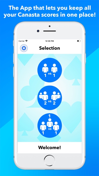 Screenshot #1 pour Canasta Score Keeper