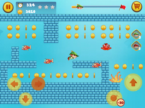 Screenshot #6 pour Robin Jungle World -Jump N Run