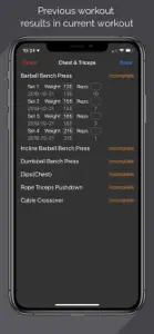 FitTrax - Workout Tracking screenshot #2 for iPhone