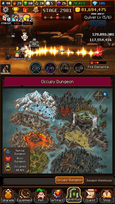 Dungeon & Hunter : Idle RPG Screenshot