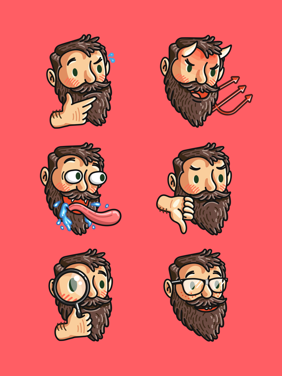 Screenshot #5 pour Beardmoji by Rudy