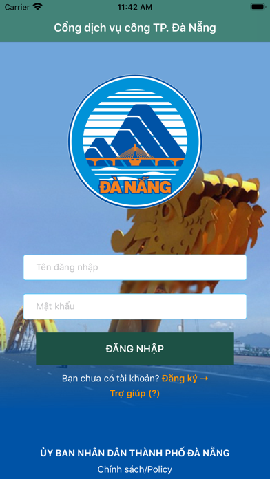 Cổng dịch vụ công TP. Đà Nẵng Screenshot