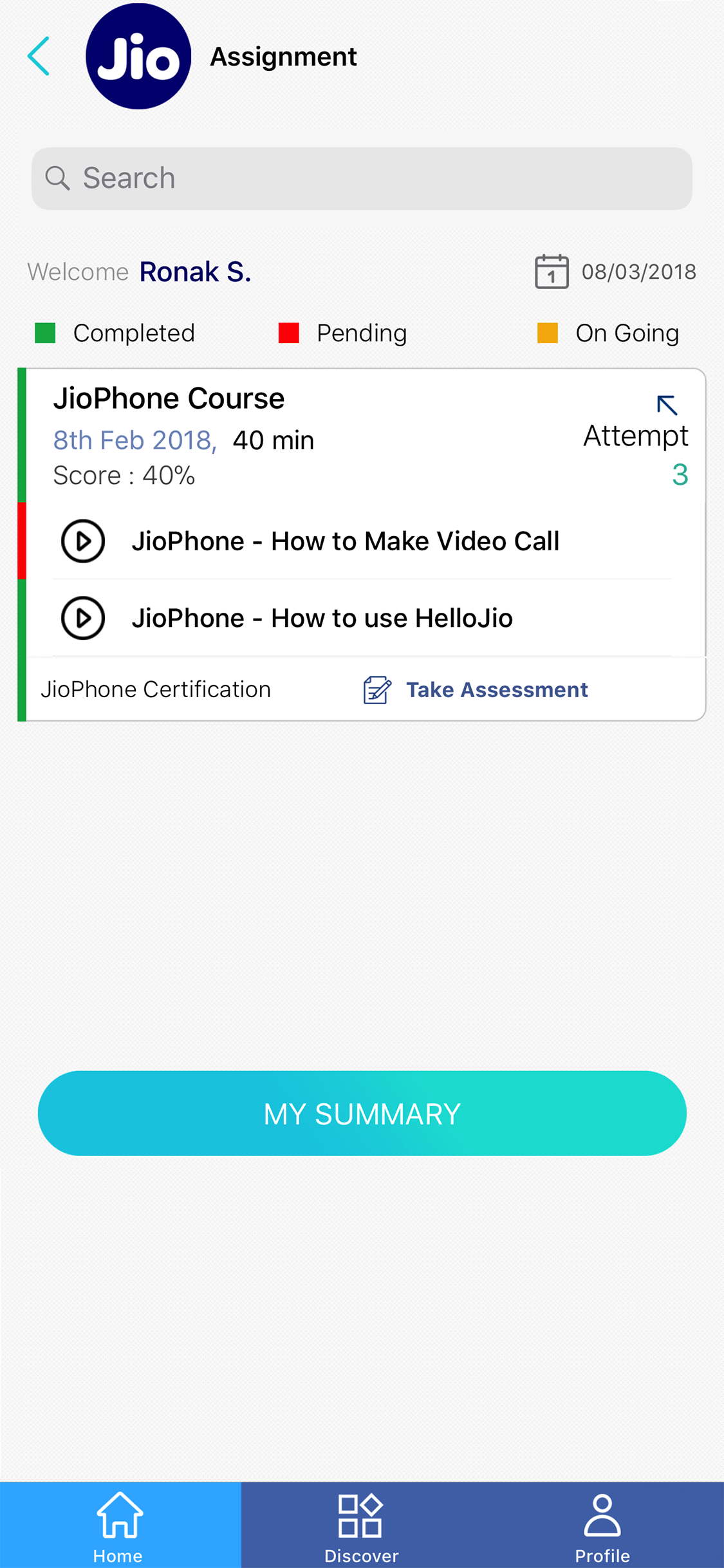 Jio Partner Training screenshot 6