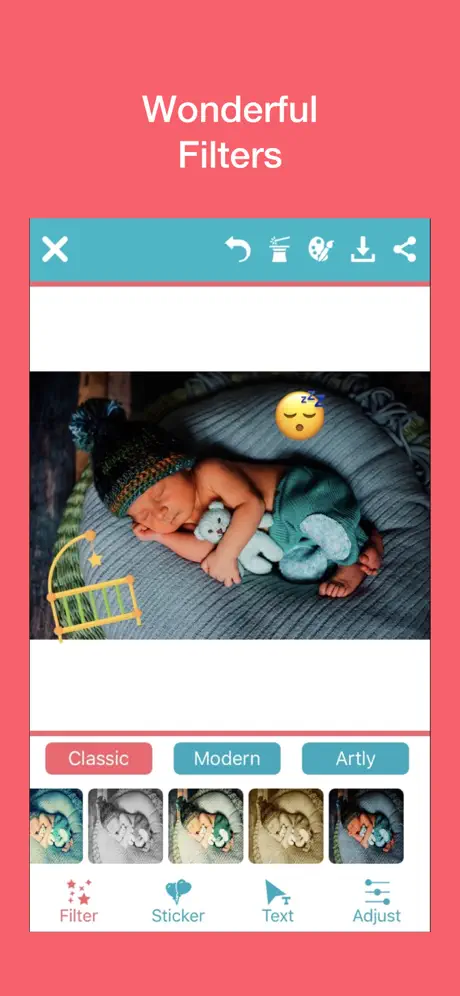 Baby Photo-Editor Milestone