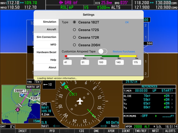 Simionic G1000 (PFD) screenshot-4