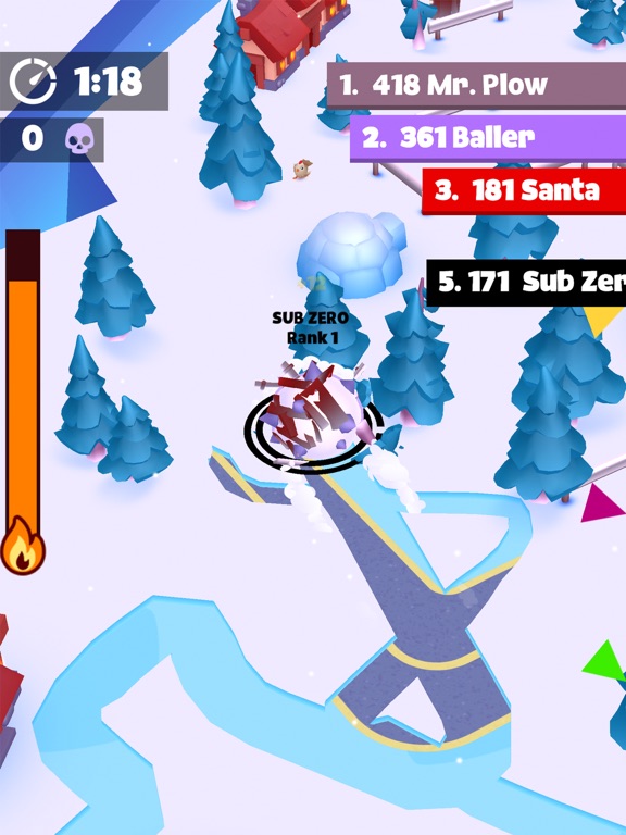 SnowBallers.io iPad screenshot