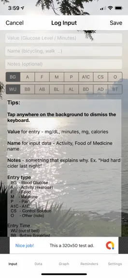 Game screenshot GlucoseCharter mod apk