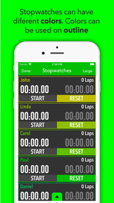 Best Multi Stopwatch Lite screenshot