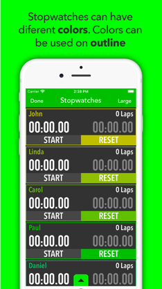 Best Multi Stopwatch Lite screenshot 3