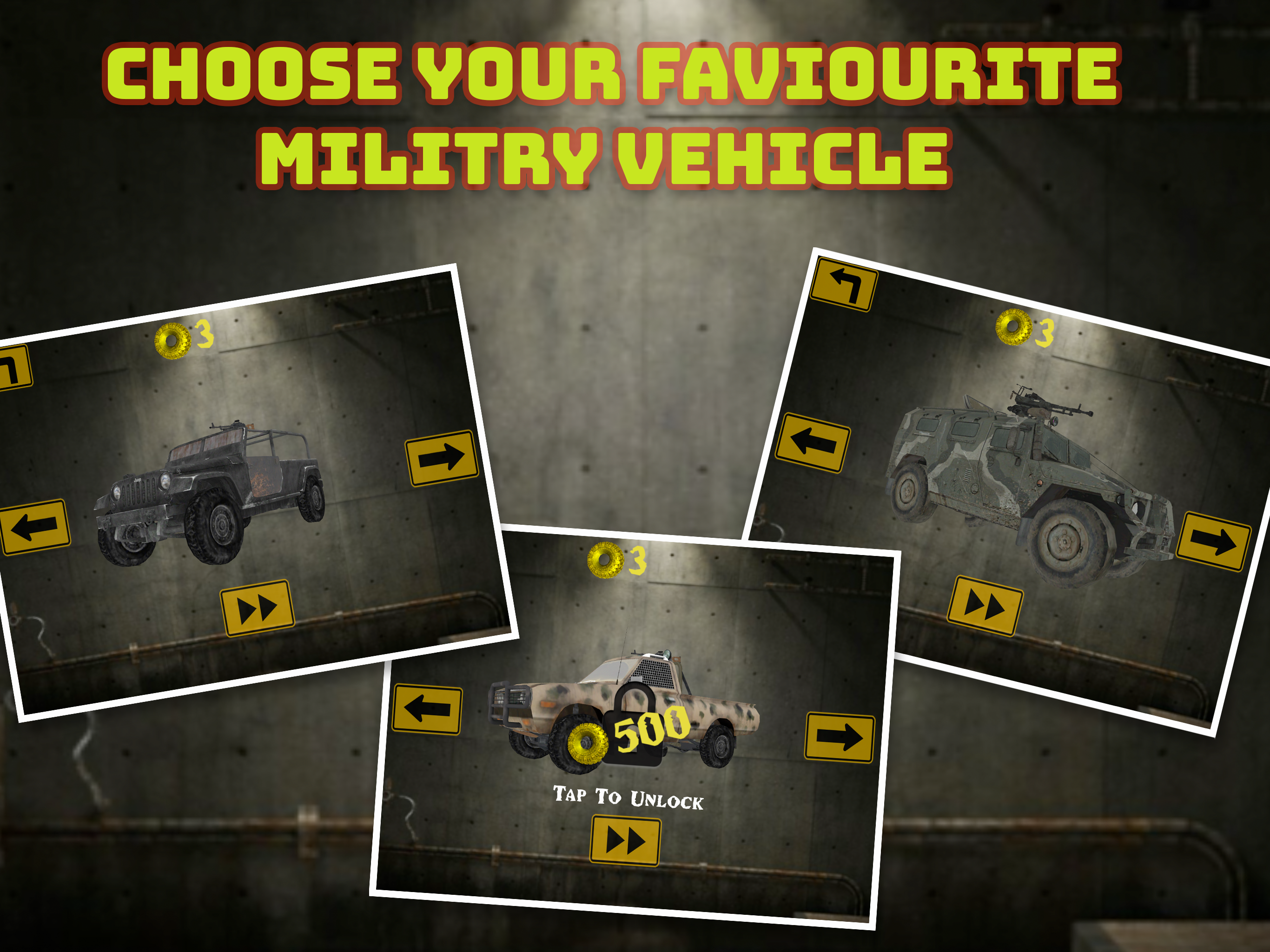 Military Trucker Parking 3D