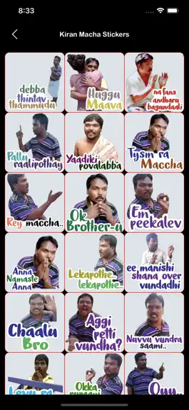 Game screenshot Stickers Mama: Telugu Stickers apk