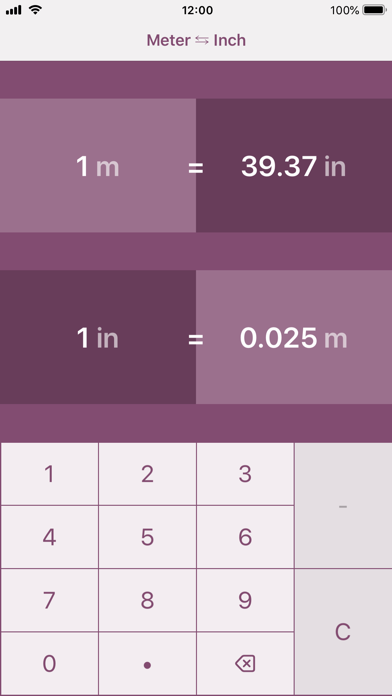 Metres to Inches | Metre to Inch | m to in Screenshot 1