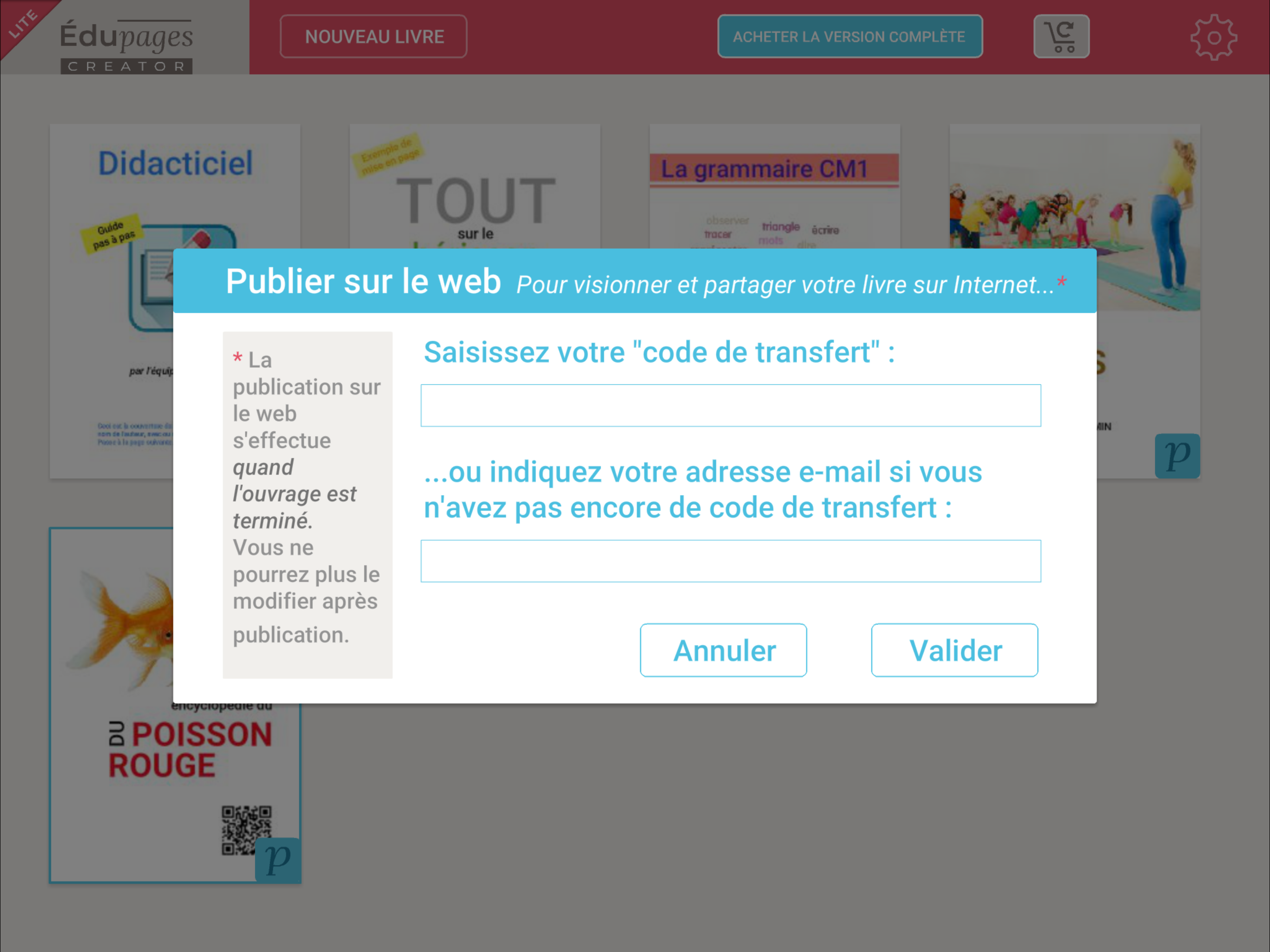 Edupages Creator Lite screenshot 5
