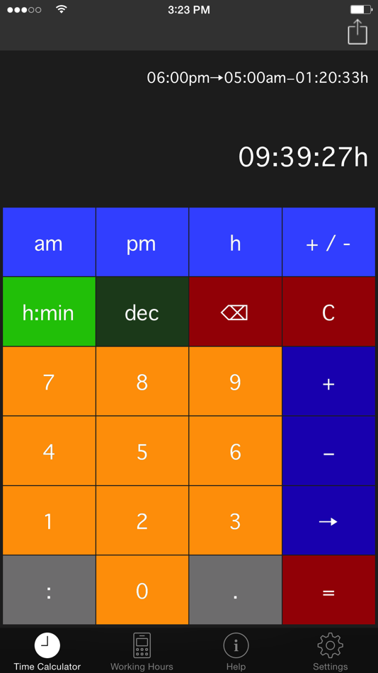 #5. Time.Calc (iOS) Podle: Baliza GmbH