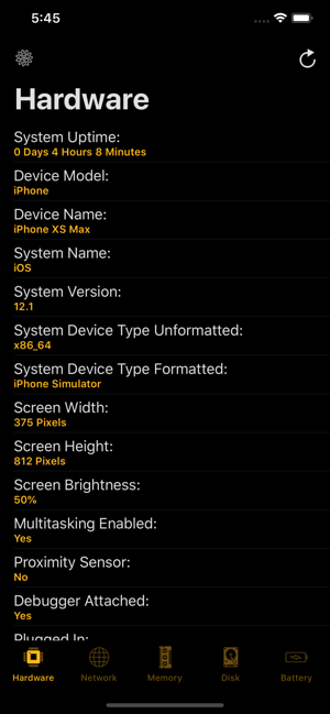 ‎Device System Services Screenshot