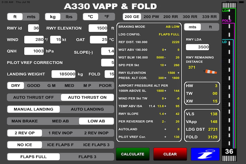 A330 VAPP FOLD screenshot 3