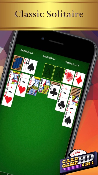 How to cancel & delete Solitaire Card Games 4 in 1 HD from iphone & ipad 1