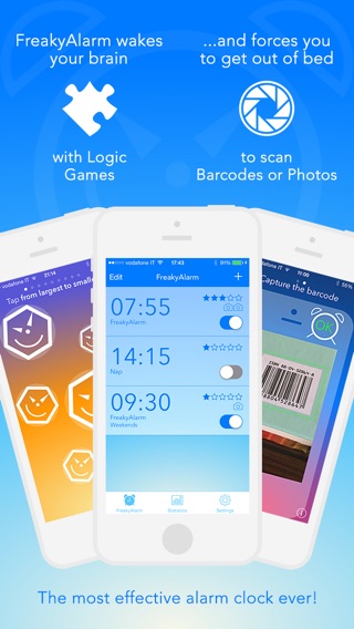 FreakyAlarm — Games & Barcodesのおすすめ画像1
