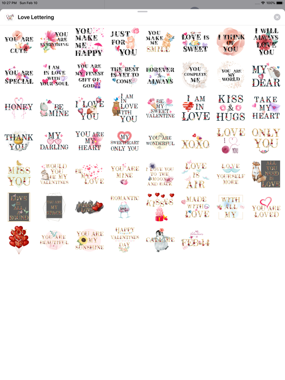 Screenshot #6 pour Valentine's Day Love Lettering