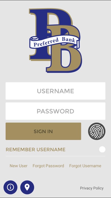 Preferred Bank, Illinois Screenshot