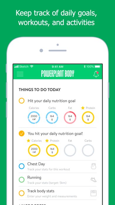 Screenshot #1 pour Powerplantbody Fitness App