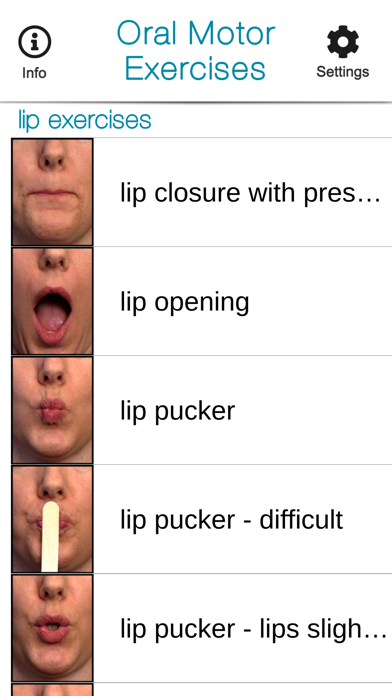 SmallTalk Oral Motor Exercises Screenshot