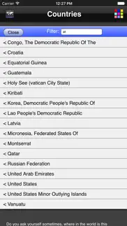 all countries iphone screenshot 3