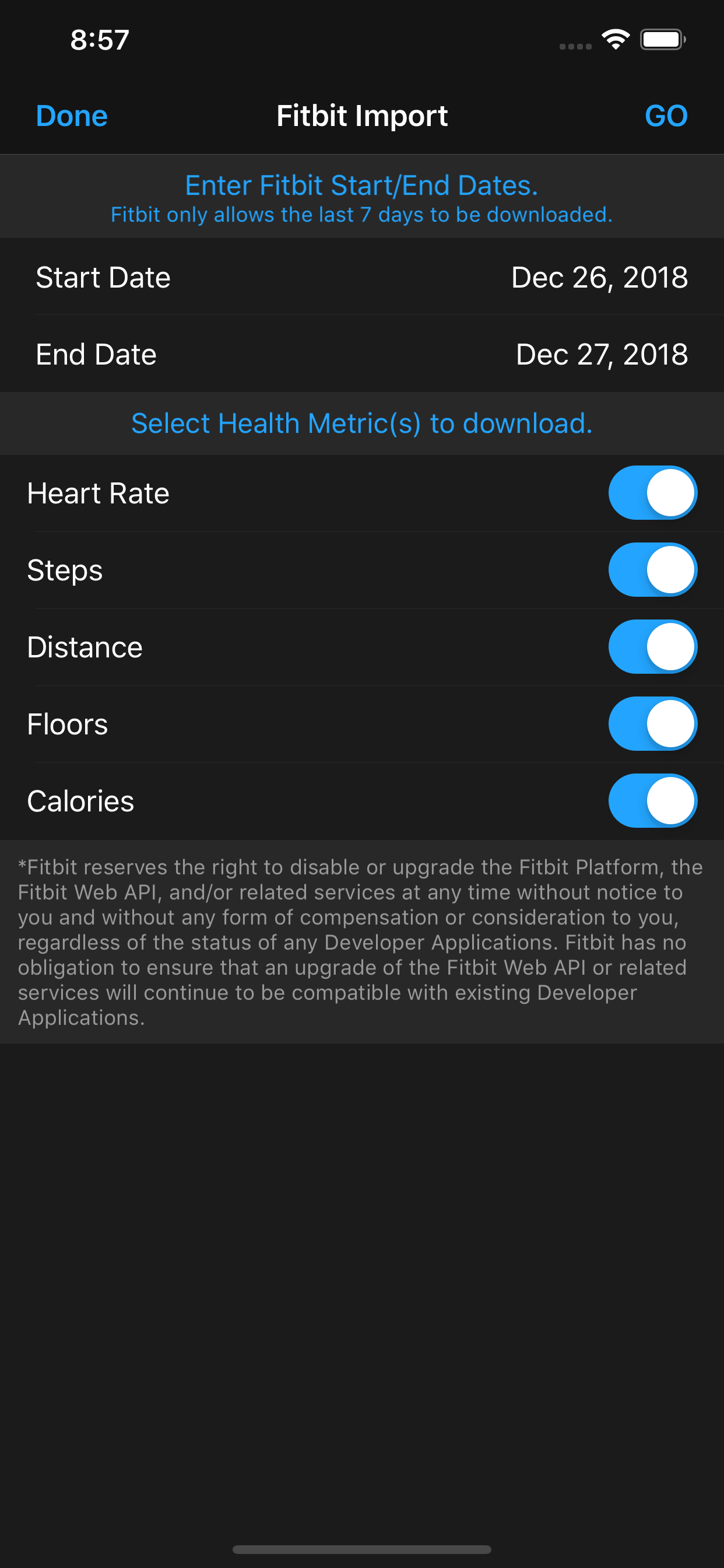 GO HeartRate Pedometer Fitness screenshot 9
