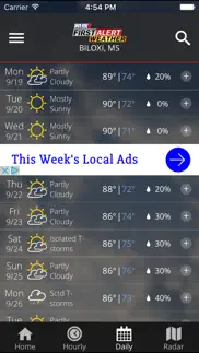 wlox weather iphone screenshot 3