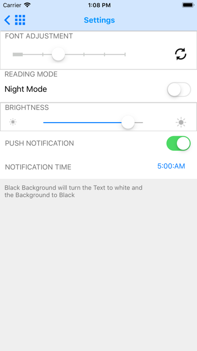The Italiano Bible Offline Screenshot